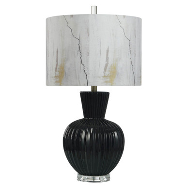 Aaron 1 Light Table Lamp 29.5 Inch Tall and 16 Inch Wide by Stylecraft - AJL333709DS
