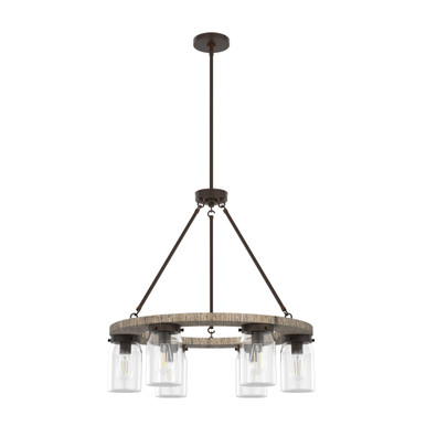 Devon Park 6 Light Large Chandelier by Hunter - 19210