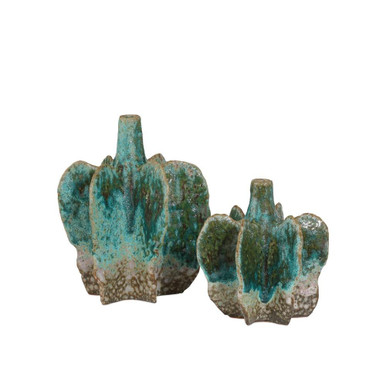 Urbano Vase (Set of 2) 12.5 Inch Tall and 9.75 Inch Wide by Currey Company - 1200-1013