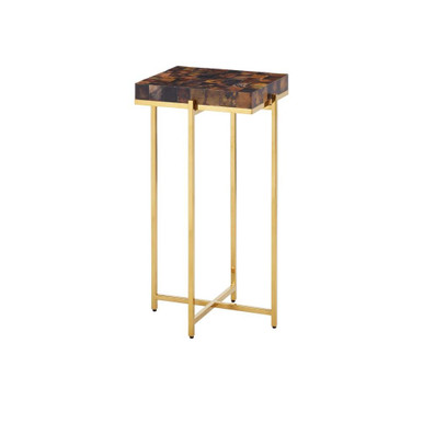 Casey Shell Accent Table 23.25 Inch Tall and 11 Inch Wide by Currey Company - 4000-0226
