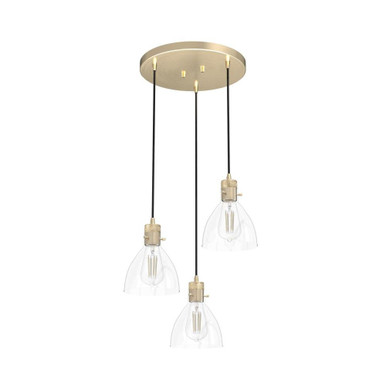 Van Nuys 3 Light Small Pendant by Hunter Fans - 19309
