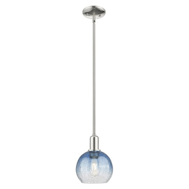 Brookhaven Globe 1 Light Stem Mini Pendant 11.63 Inch Tall by Innovations - 716-1S-G483-8