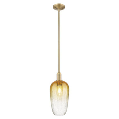 Brookhaven Flute 1 Light Stem Mini Pendant 15.63 Inch Tall by Innovations - 716-1S-G484-7