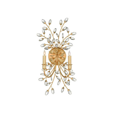 Forget Me Not 2 Light Wall Sconce 25.5 Inch Tall by Currey Company - 5000-0275