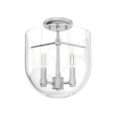 Sacha 3 Light 11 Inch Wide Flush Mount by Hunter Fans - 19321