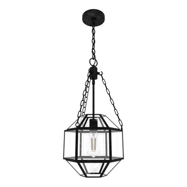 Indria 1 Light Medium Pendant by Hunter Fans - 19363