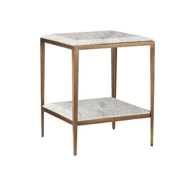Oblique Side Table 20.5 Inch Tall and 16 Inch Wide by Currey Company - 4000-0236