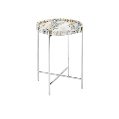 Freya Accent Table 21.25 Inch Tall and 16.75 Inch Wide by Currey Company - 4000-0242