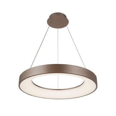 Acryluxe Sway 31W 1 LLED Large Pendant by Justice Design - ACR-4061-OPAL-LTBZ