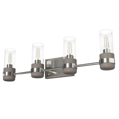 River Mill 4 Light Vanity Light by Hunter - 19468