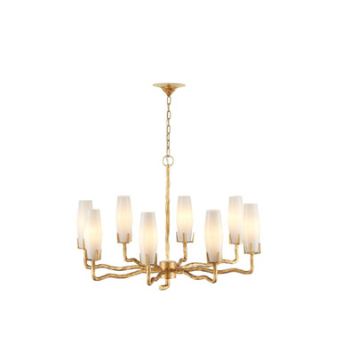 Mathilda 8 Light Chandelier 26 Inch Tall and 36 Inch Wide by Currey Company - 9000-1285
