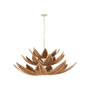 Cubana 12 Light 3 Tier Chandelier 56.25 Inch Wide by Currey Company - 9000-1299