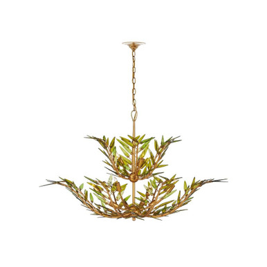 Babylon 11 Light 2 Tier Chandelier 47 Inch Wide by Currey Company - 9000-1310