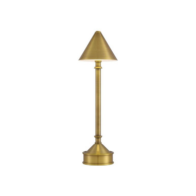 Traipse 2W 1 LED Cordless Table Lamp 18 x 5.5 Inches by Currey Company - 6700-0007