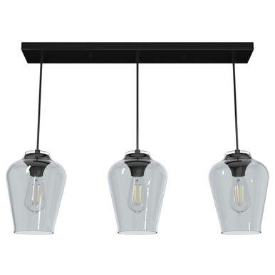 Vidria 3 Light Large Linear Pendant by Hunter Fans - 19725