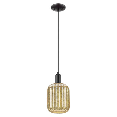 Preston 1 Light Cord Mini Pendant 6.75 Inch X 12.5 Inch Tall by Innovations - 716-1P-G460-7