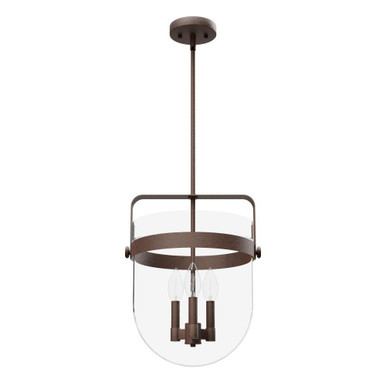 Karloff 3 Light Medium Pendant 17 Inch Tall by Hunter Fans - 19829