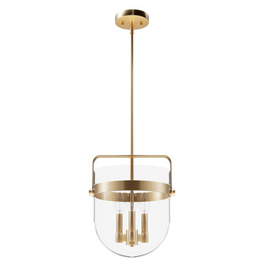 Karloff 3 Light Medium Pendant 14 Inch Tall by Hunter Fans - 19832