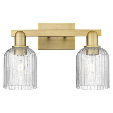 Bridal Veil 2 Light Bath Vanity 16 Inch and 10.75 Inch Tall by Innovations - 716-2W-G559-5