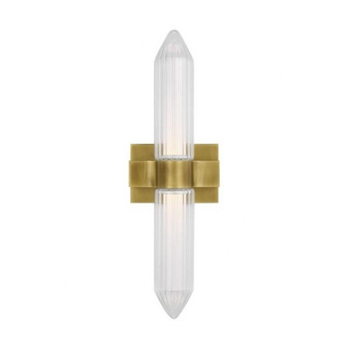 Langston 7.2W 1 LED Vanity Light 22.7 Inch Length by Visual Comfort Modern - 700BCLGSN23BR-LED927
