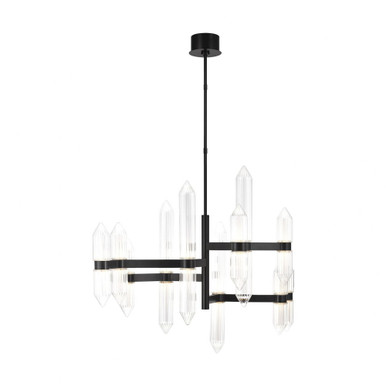 Langston 12 Light Oversized Chandelier by Visual Comfort Modern - 700LGSN46BR-LED927