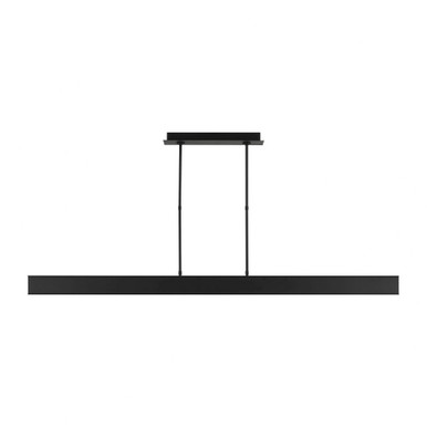 I-Beam 72 1 Light Minimalistic Linear Chandelier by Visual Comfort Modern - 700LSIBM72B-LED927