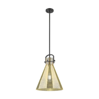 Newton Cone 1 Light Stem Pendant 15 Inch Tall X 14 Inch Wide by Innovations - 410-1SL-G411-14_P