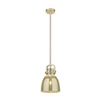 Newton Bell 1 Light Stem Mini Pendant 8 Inch Wide by Innovations - 410-1SS-G412-8_P