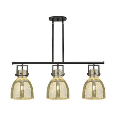 Newton Bell 3 Light Stem Island 16.38 Inch X41.5 Inch Wide by Innovations - 411-3I-G412-10_P