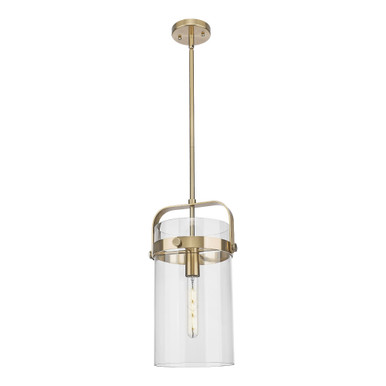 Pilaster 1 Light Stem Mini Pendant 17.13 Inch X8 Inch Wide by Innovations - 413-1SM-G413-1S-8_P