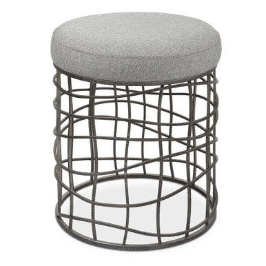 Carnival Accent Stool 19.75 Inch Tall and 16.25 Inch Wide by Uttermost - 23748