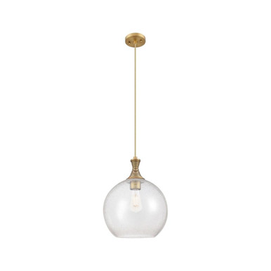 Astor 1 Light Cord Mini Pendant 15.5 In and 12 In Wide by Innovations - 415-1P-G12-12_P