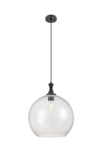 Astor 1 Light Cord Mini Pendant 15.5 In and 12 In Wide by Innovations - 415-1P-G12-12_P