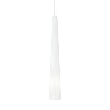 Zenith 1 Light Contemporary Mini Pendant by Visual Comfort Modern - 700MPZENSWC