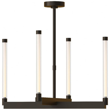 Phobos 4 Light Medium Chandelier by Visual Comfort Modern - 700PHB24BZ-LED927