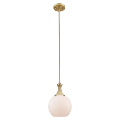 Astor 1Light Stem Rope Mini Pendant 11.75 In X 8 In Wide by Innovations - 415-1SR-G12-8_P