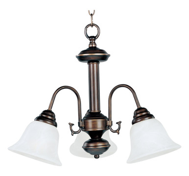 Malaga 3 Light Small Chandelier by Maxim - 2697FTSN