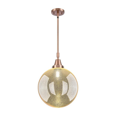 Beacon 1 Light Stem Mini Pendant 16.13 Inch and 12 Inch Wide by Innovations - 447-1S-AC-G208-12