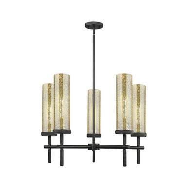 Lincoln 5 Light Stem Chandelier 19.5 Inch X26.75 Inch Wide by Innovations - 471-5CR-G471-12_P