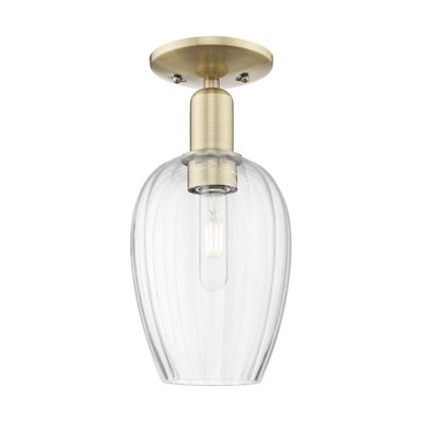 Preston 1 Light Semi Flush Mount 13.25 Inch X 6.25 Inch Wide by Innovations - 716-1C-G457-6_P