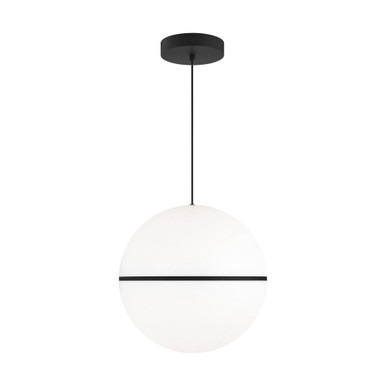 Hanea 40W 1 LED Light Large Pendant by Visual Comfort Modern - 700TDHNE18B-LED930