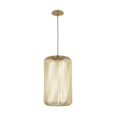 Kai 1 12.5W 1 LED Medium Pendant by Visual Comfort Modern - 700TDKAI1BR-LED930