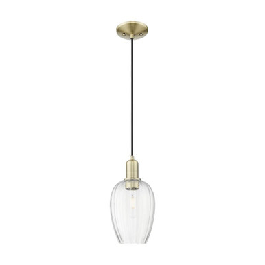 Preston 1 Light Cord Mini Pendant 12.5 Inch X 6.25 Inch Wide by Innovations - 716-1P-G457-6_P