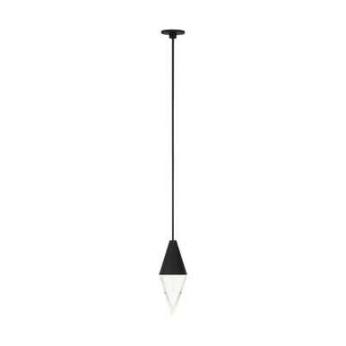 Turret 4.6W 1 LED Port Alone Mini Pendant by Visual Comfort Modern - 700TRSPATRT1PB-LED930