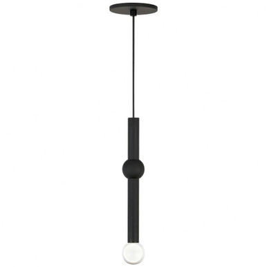 Guyed 4.6W 1 LED Mini Line Voltage Pendant by Visual Comfort Modern - 700TRSPGYD1RB-LED930