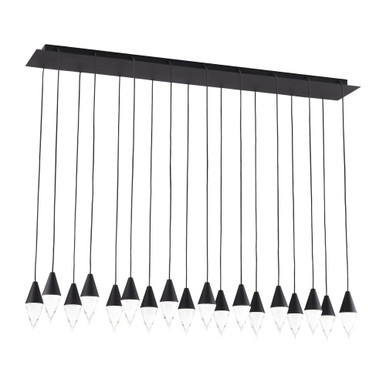 Turret 18 Light Mini Chandelier by VC Modern 700TRSPTRT18TB-LED930120 - 700TRSPTRT18TB-LED930120