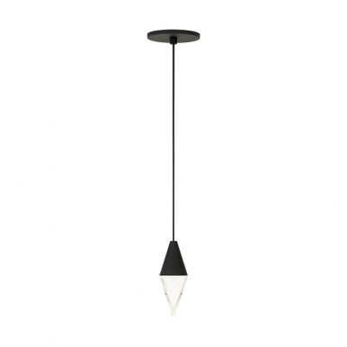 Turret 4.6W 1 LED Line Volt Mini Pendant by Visual Comfort Modern - 700TRSPTRT1RB-LED930