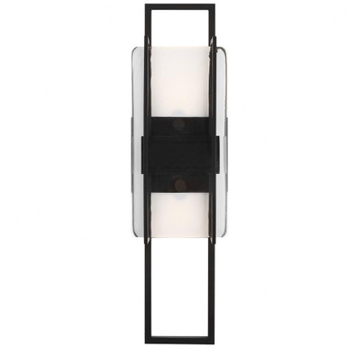 Duelle 14.8W 1 LED Wall Sconce 18 Inch Tall by Visual Comfort Modern - 700WSDUE18B-LED927