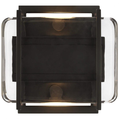 Duelle 14.8W 1 LED Wall Sconce 5 Inch Tall by Visual Comfort Modern - 700WSDUE5B-LED927