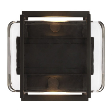 Duelle 14.8W 1 LED Wall Sconce 5 Inch Tall by Visual Comfort Modern - 700WSDUE5B-LED927
